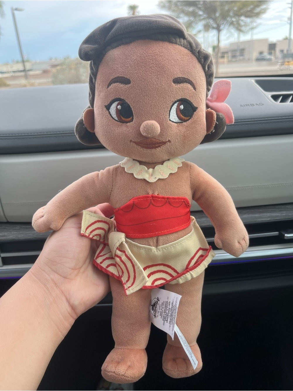 New Disney Store Animators Baby Moana Princess Toddler Doll Plush Toy 12" Movie